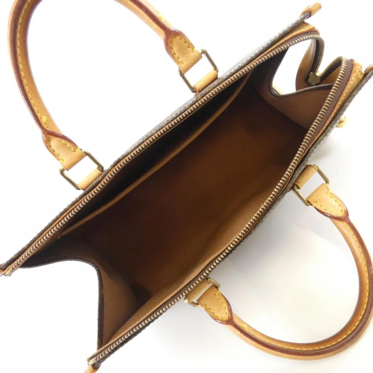 LOUIS VUITTON M40009 Handbag Monogram 黑色 Monogram 中古品B - 縮圖 9