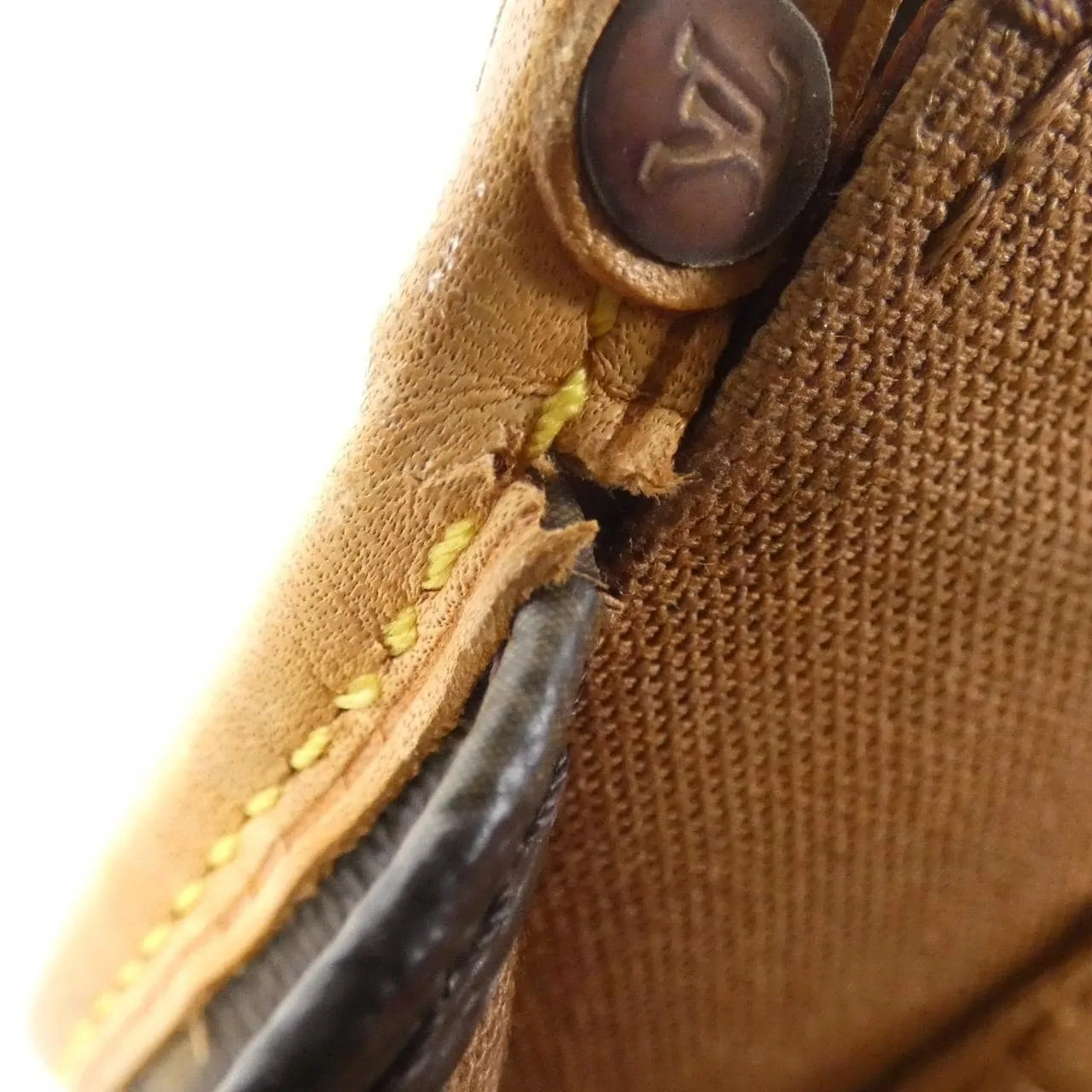 LOUIS VUITTON M40009 Handbag Monogram 黑色 Monogram 中古品B - 縮圖 10