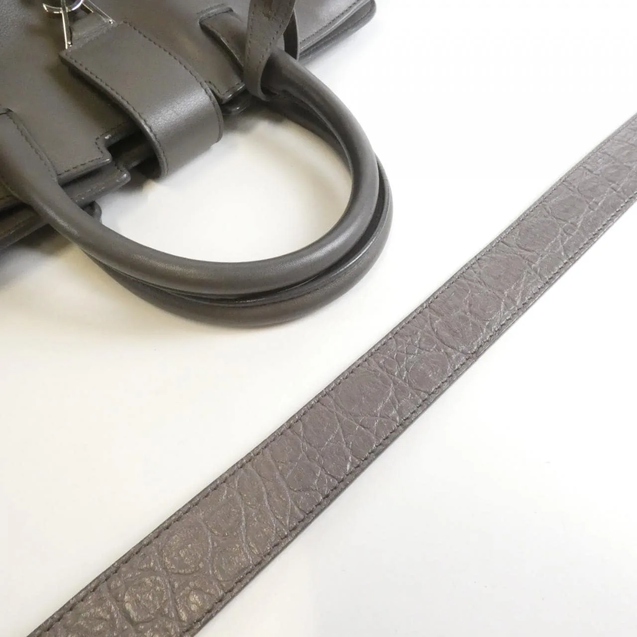 SAINT LAURENT 436832 手提包 黑色 中古品B - 縮圖 7