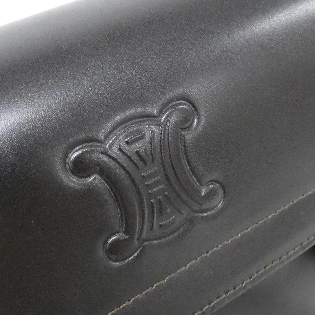 CELINE 手提包 皮革 棕色 皮革 中古品A - 縮圖 5