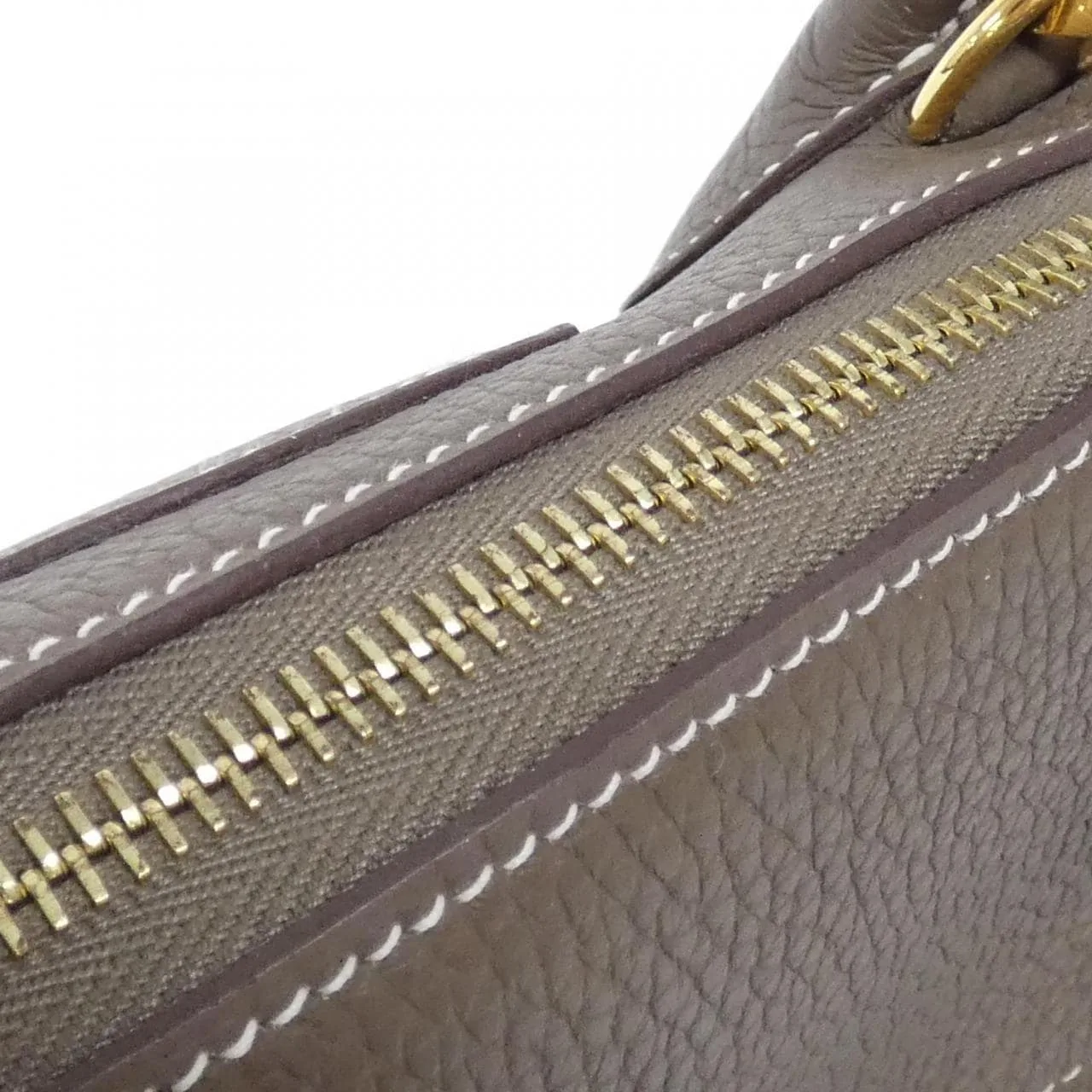 HERMES Bolide 073419CC Handbag Clemence Etoupe Clemence Leather Rank A - Thumbnail 6