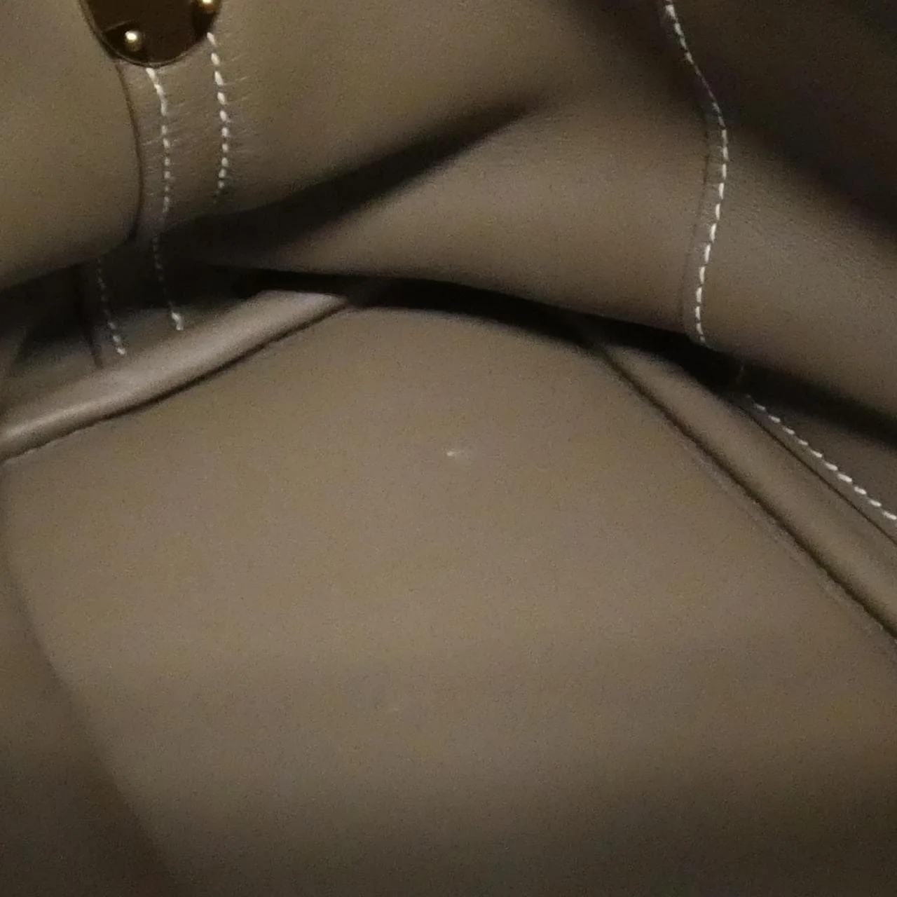 HERMES Bolide 073419CC Handbag Clemence Etoupe Clemence Leather Rank A - Thumbnail 10