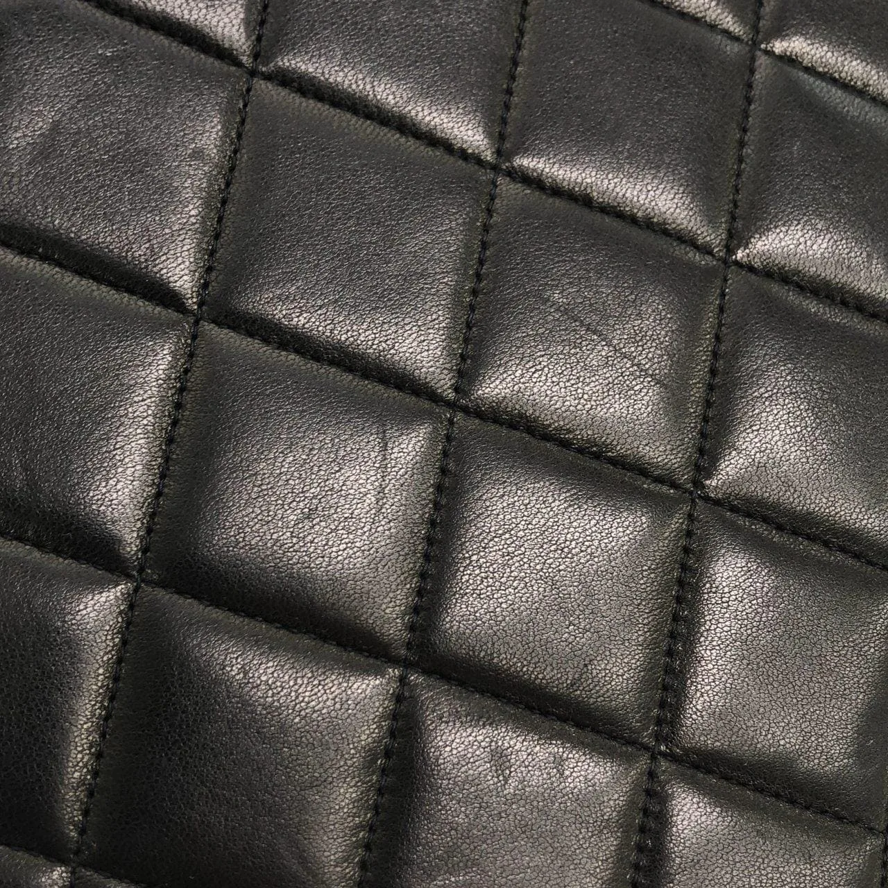 CHANEL Shoulder Lambskin Black Lambskin Rank A - Thumbnail 5