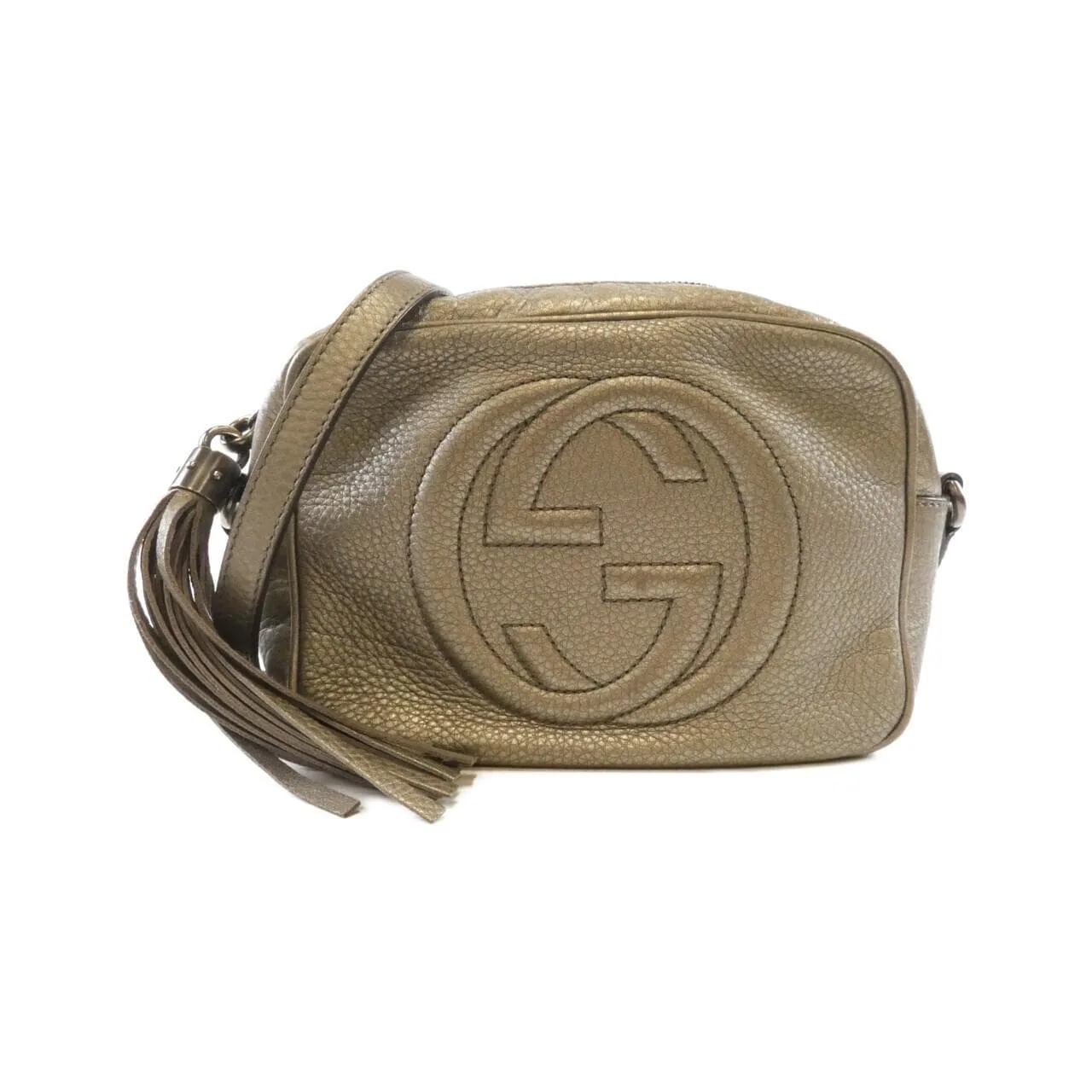 GUCCI Soho 308364 AH90G 肩背包 皮革 Black