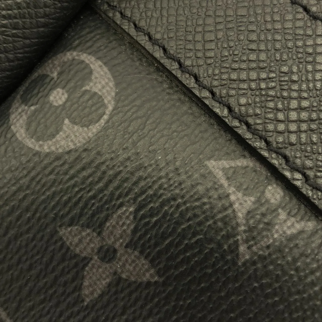 LOUIS VUITTON Discovery M30230 Backpack Canvas 黑色 帆布 中古品A - 縮圖 5