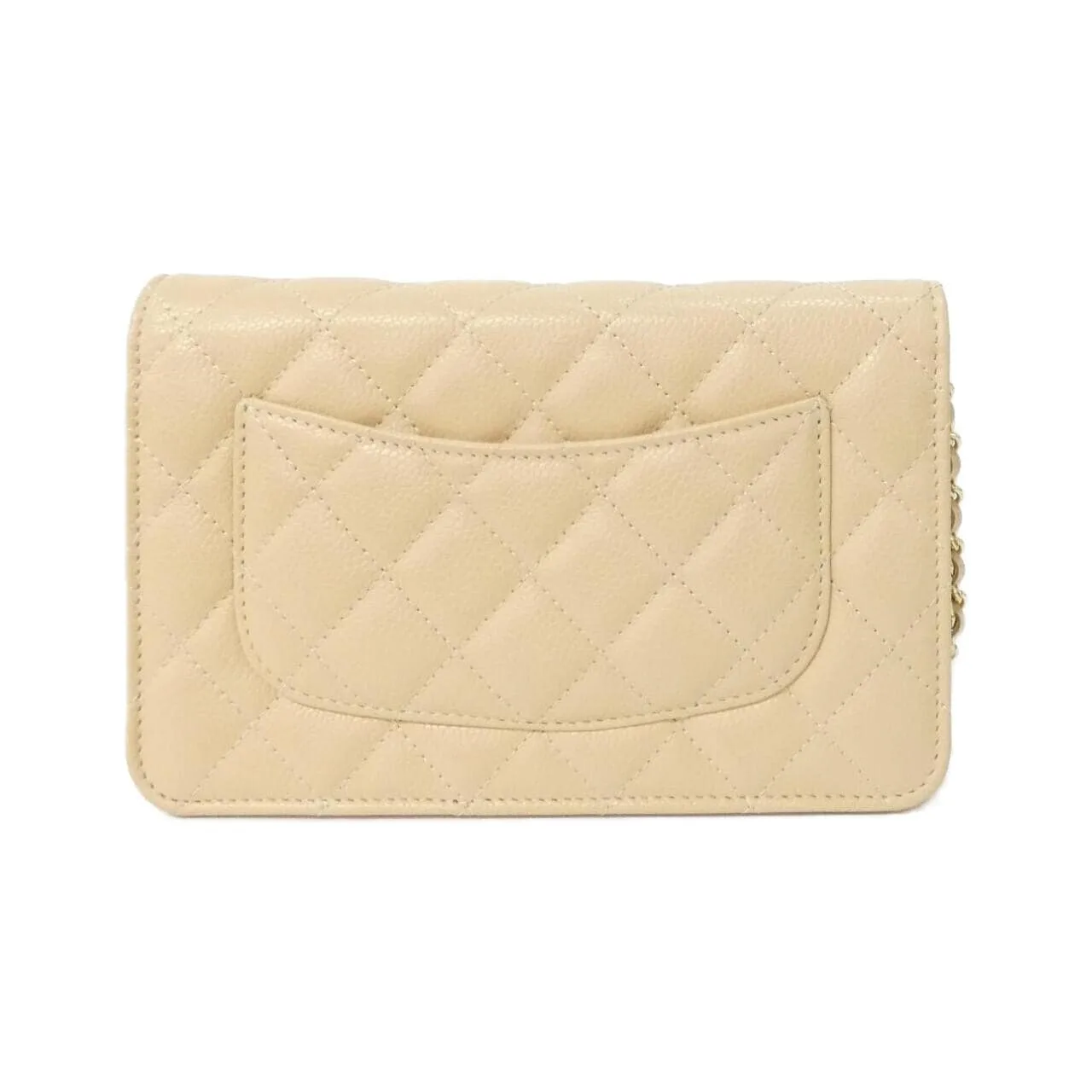 CHANEL Timeless Classic AP0250 Wallet Grained Calfskin Beige Grained Calfskin Rank A - Thumbnail 2
