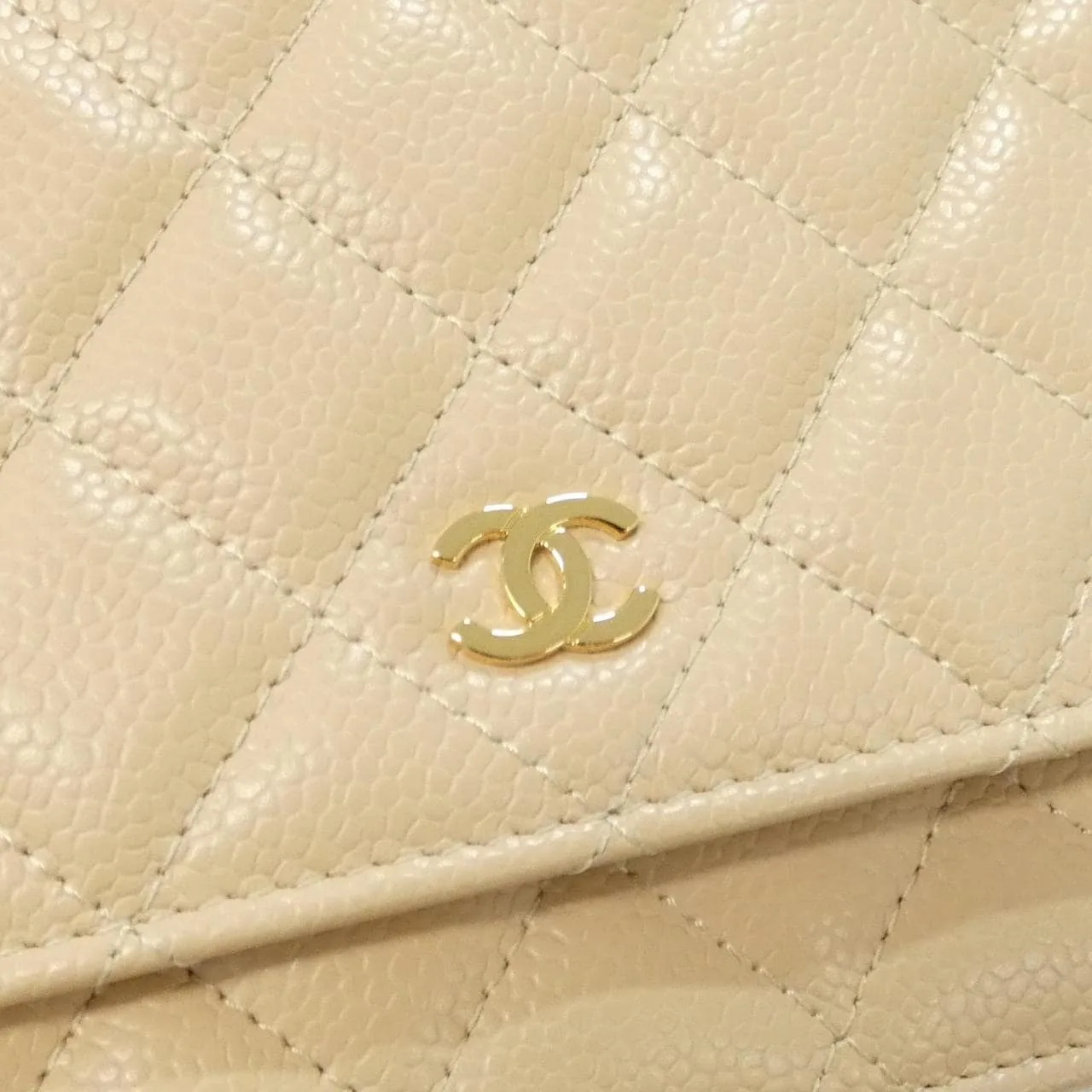 CHANEL Timeless Classic AP0250 Wallet Grained Calfskin Beige Grained Calfskin Rank A - Thumbnail 4