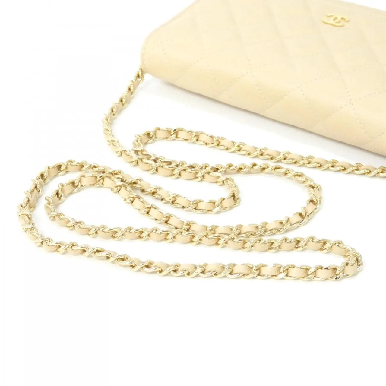 CHANEL Timeless Classic AP0250 Wallet Grained Calfskin Beige Grained Calfskin Rank A - Thumbnail 5