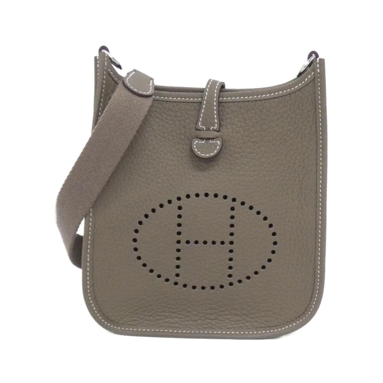 HERMES 069426CK Shoulder Clemence Etoupe