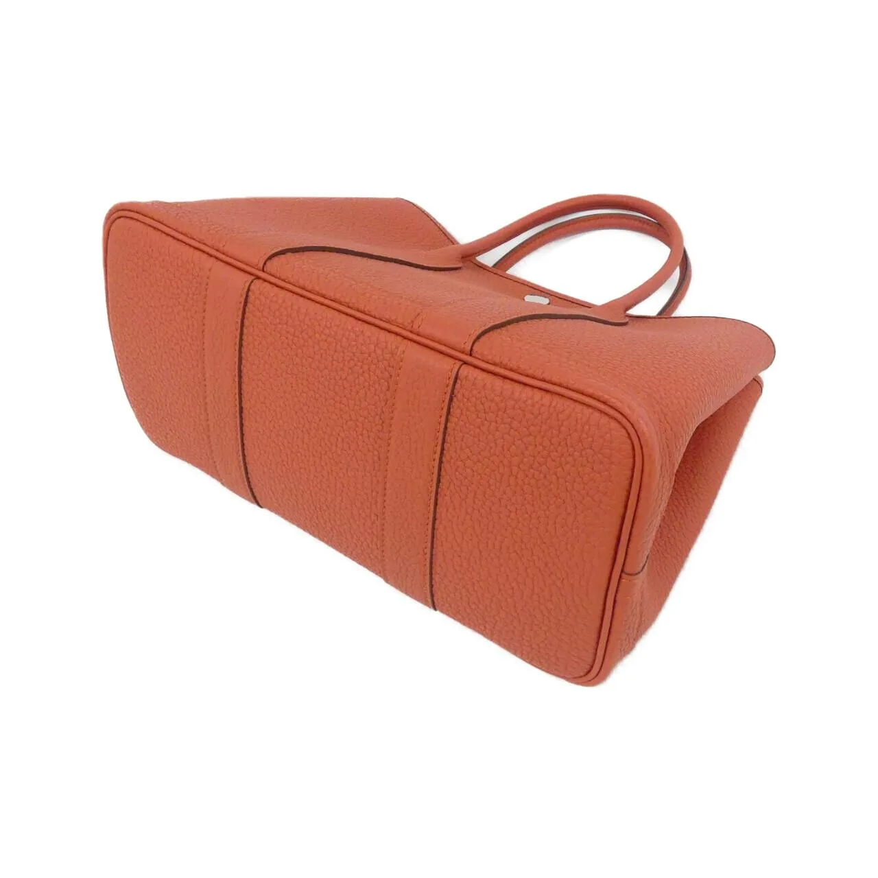 HERMES Garden Party 051568CK Tote Rouge 中古品A - 縮圖 2