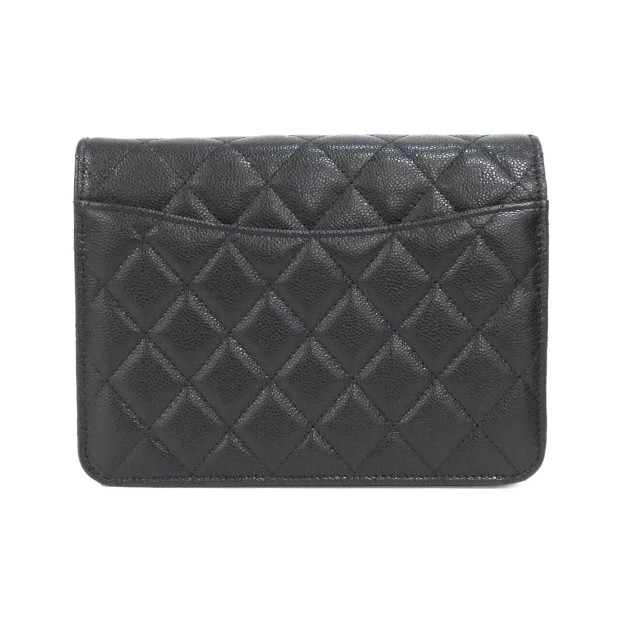 CHANEL Timeless Classic AP3745 Wallet Grained Calfskin 黑色 荔枝紋牛皮 中古品A - 縮圖 2
