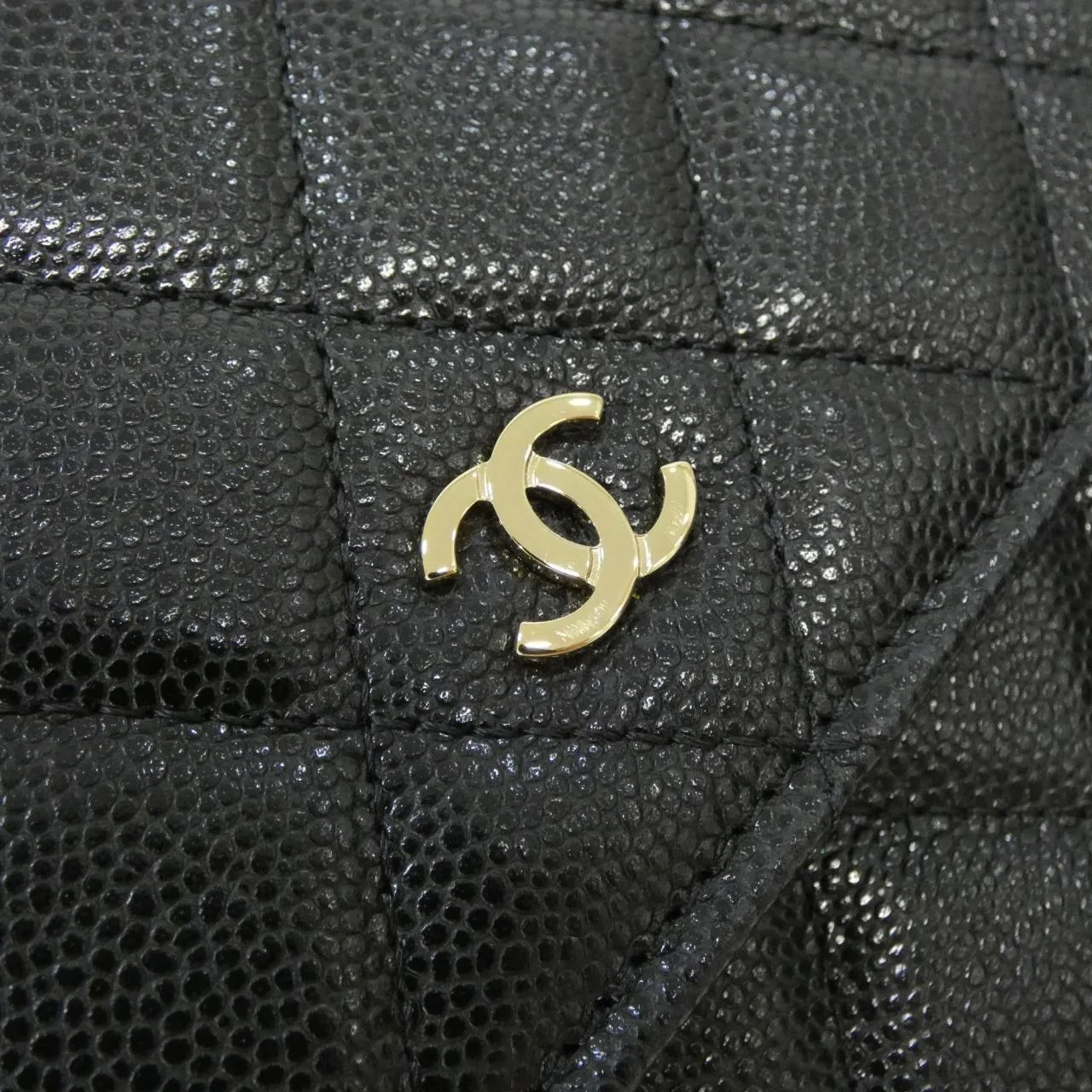 CHANEL Timeless Classic AP3745 Wallet Grained Calfskin 黑色 荔枝紋牛皮 中古品A - 縮圖 4