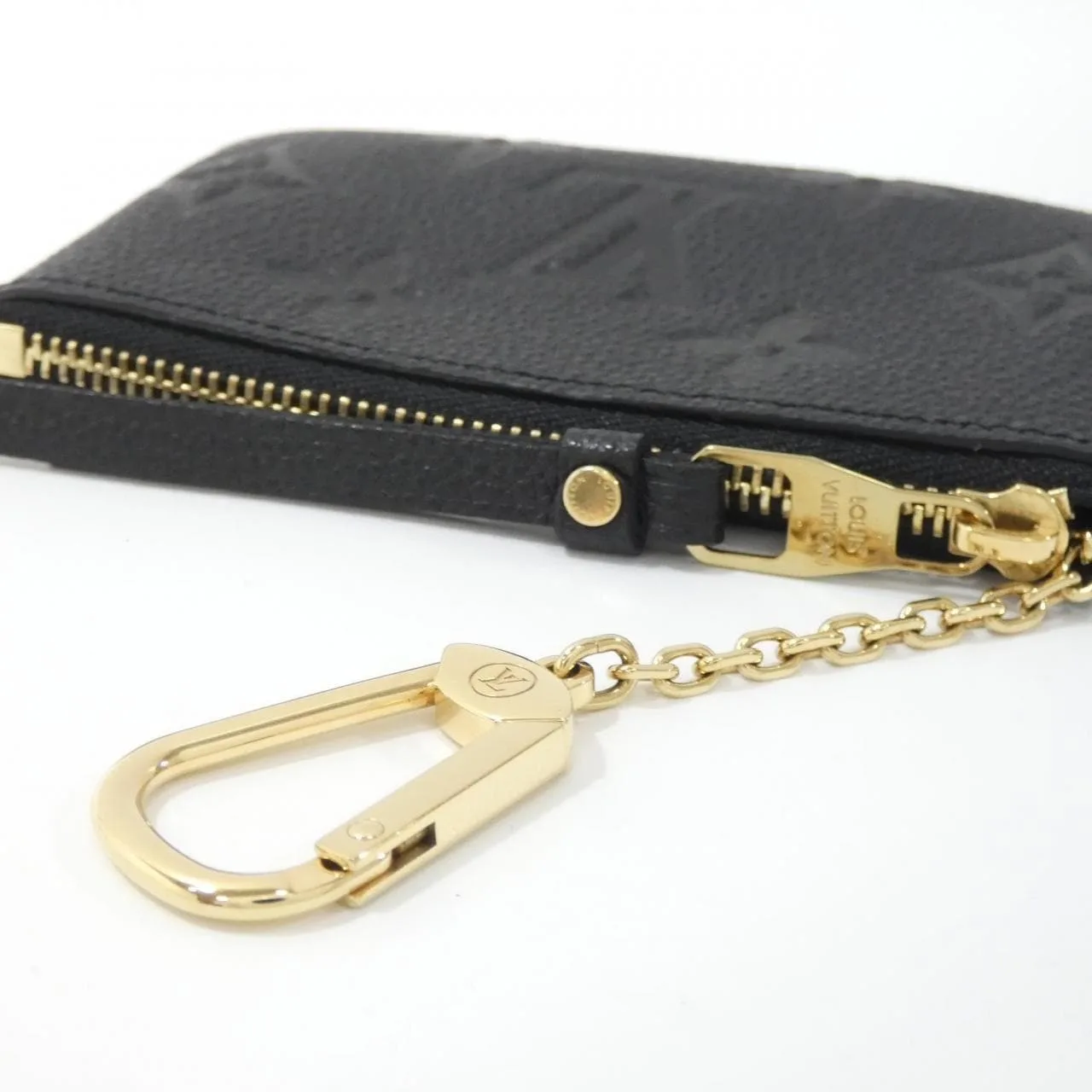 LOUIS VUITTON Pochette M80879 Coin Case Monogram 黑色 Monogram 中古品A - 縮圖 2