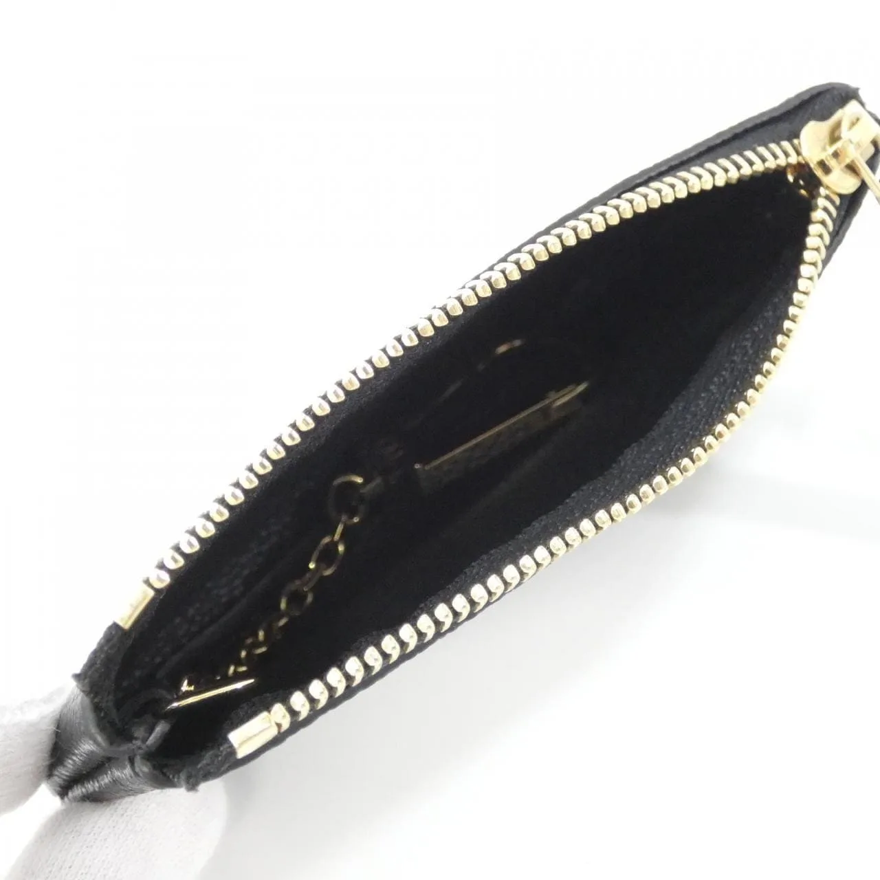 LOUIS VUITTON Pochette M80879 Coin Case Monogram 黑色 Monogram 中古品A - 縮圖 3