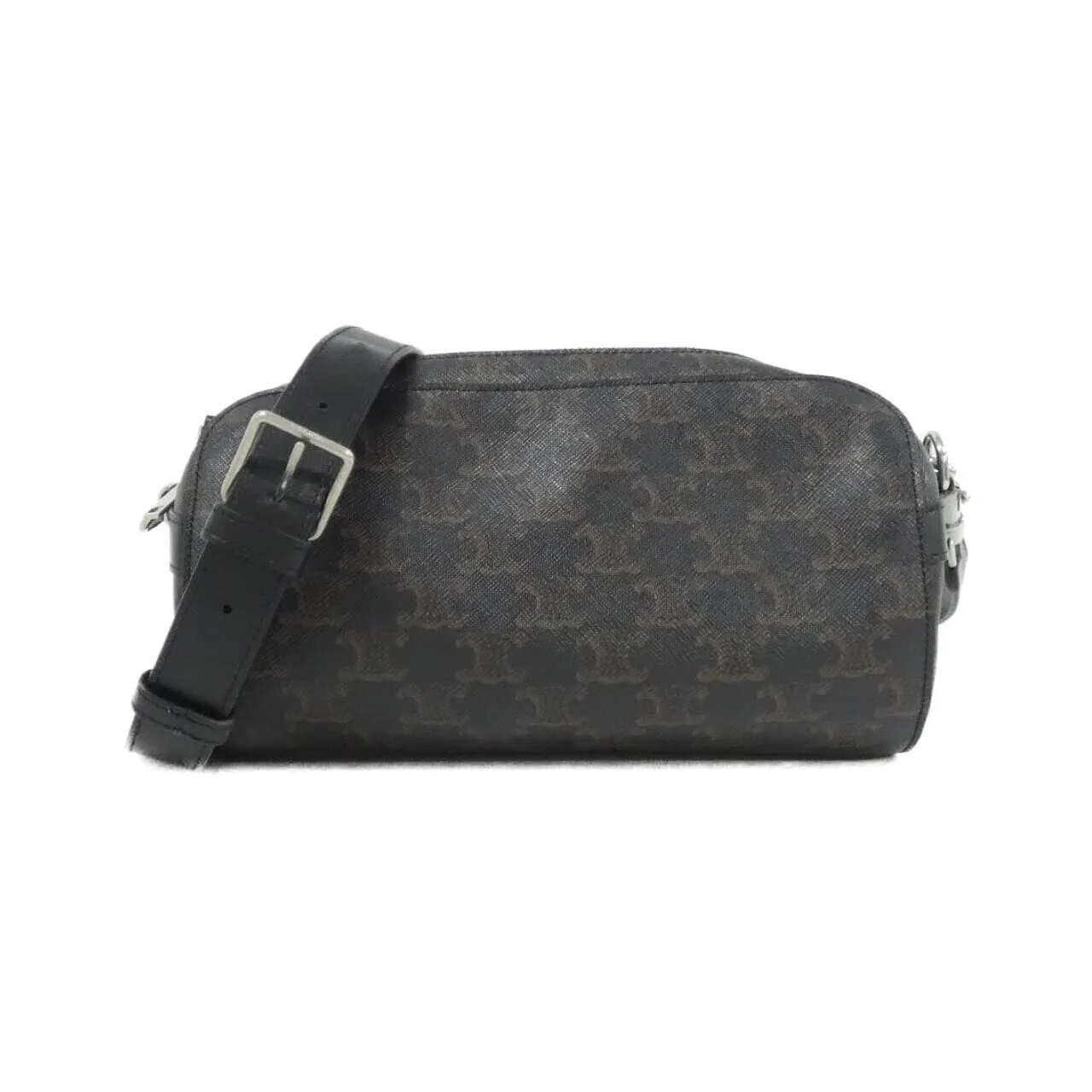 CELINE Cabas 116382EVJ Shoulder Canvas Black