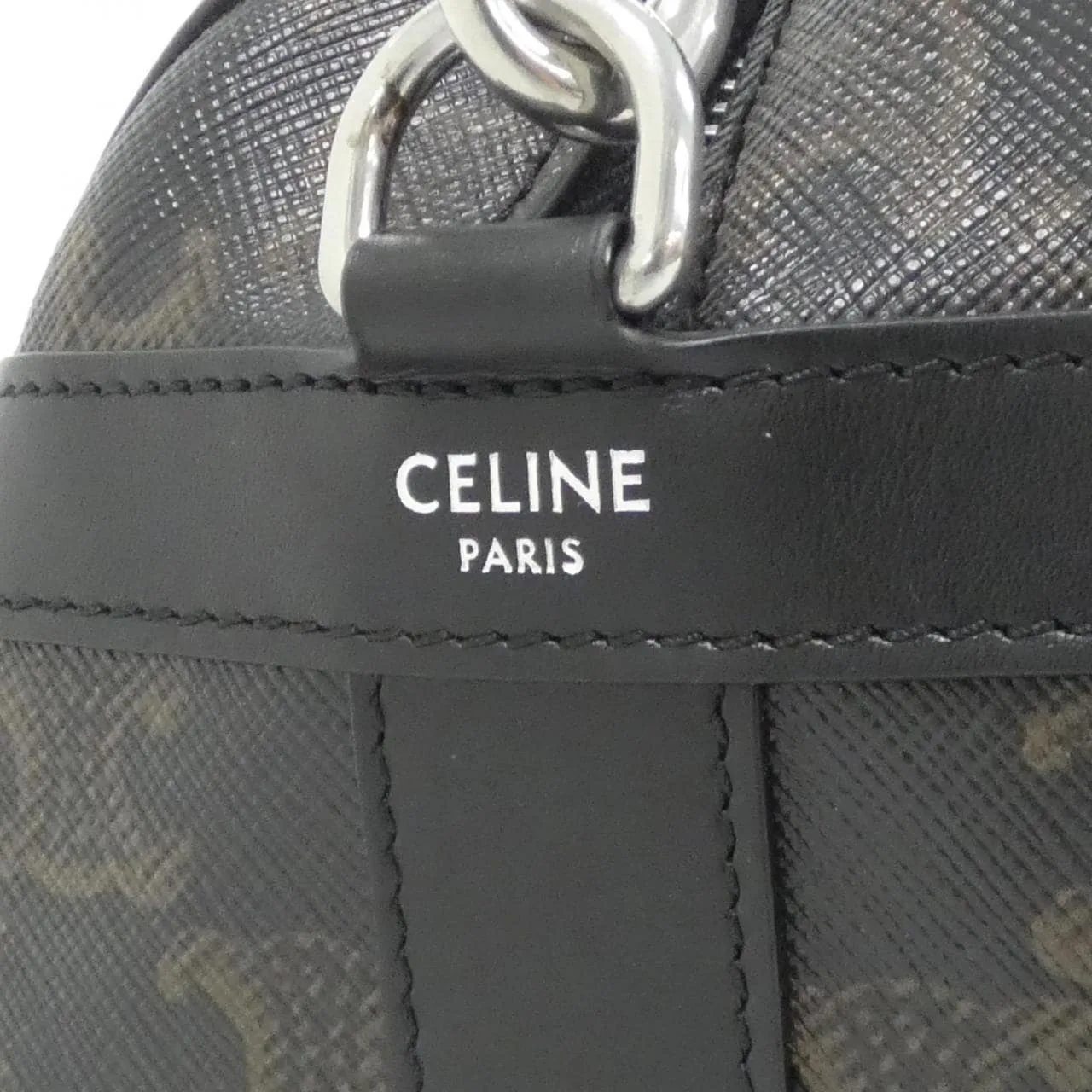 CELINE Cabas 116382EVJ Shoulder Canvas Black Canvas Rank A - Thumbnail 3