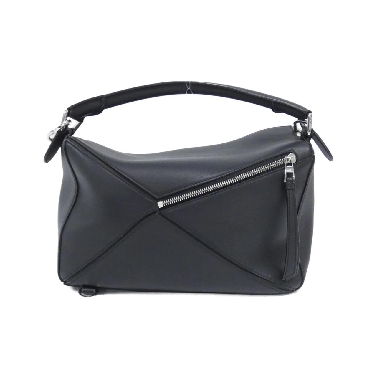 LOEWE Puzzle 322 30 S20 Handbag 黑色 中古品A - 縮圖 2