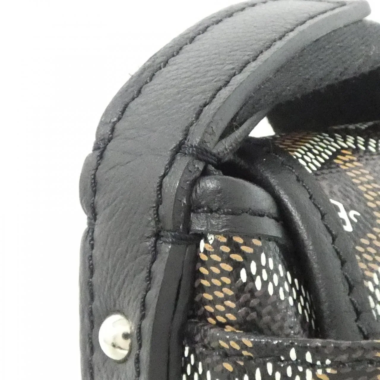 GOYARD Shoulder Canvas 黑色 帆布 中古品A - 縮圖 6