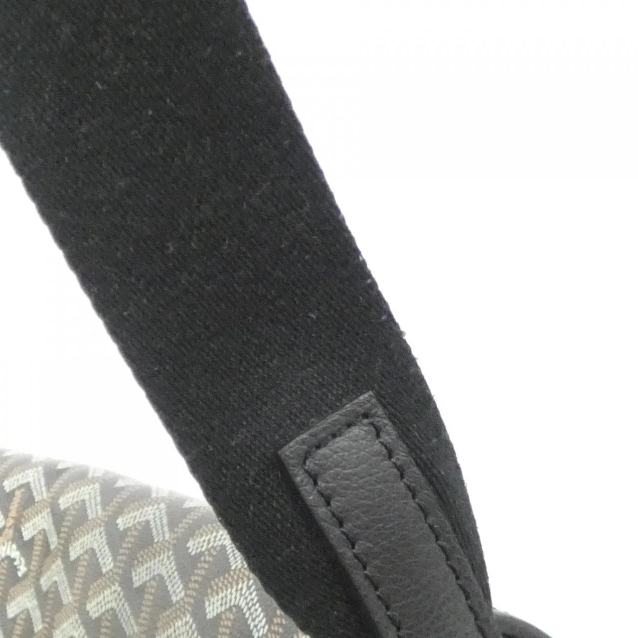 GOYARD Shoulder Canvas 黑色 帆布 中古品A - 縮圖 7