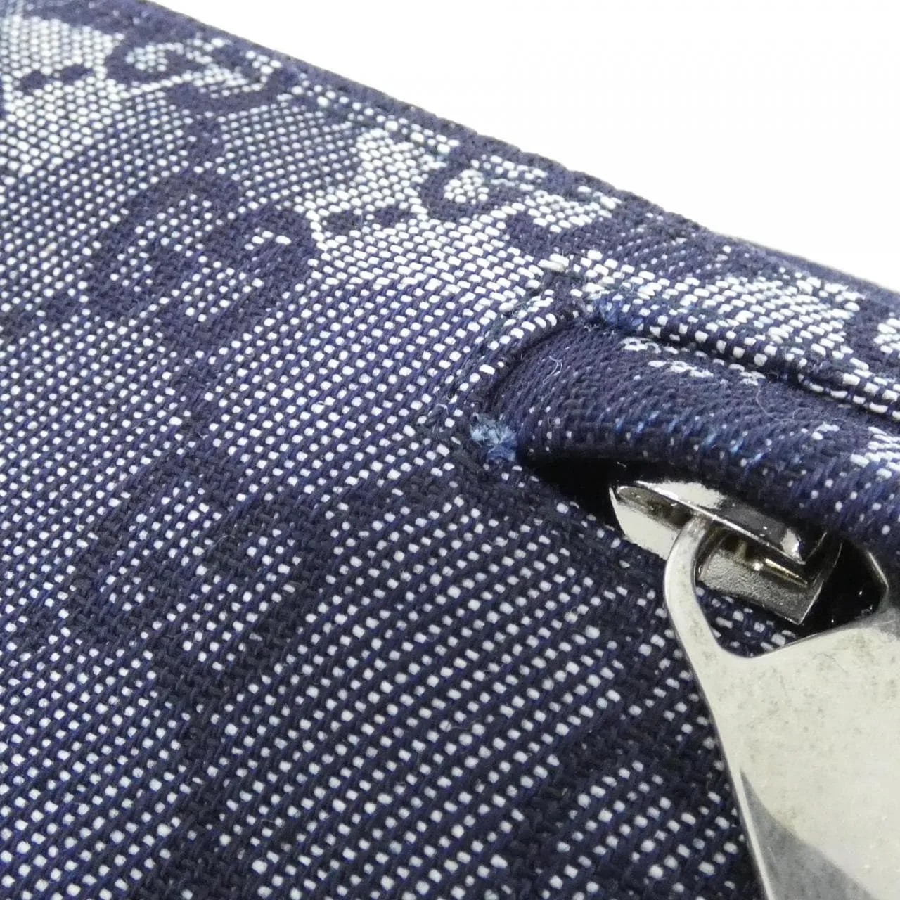 GUCCI 851706 Belt Denim 黑色 牛仔布 中古品A - 縮圖 4