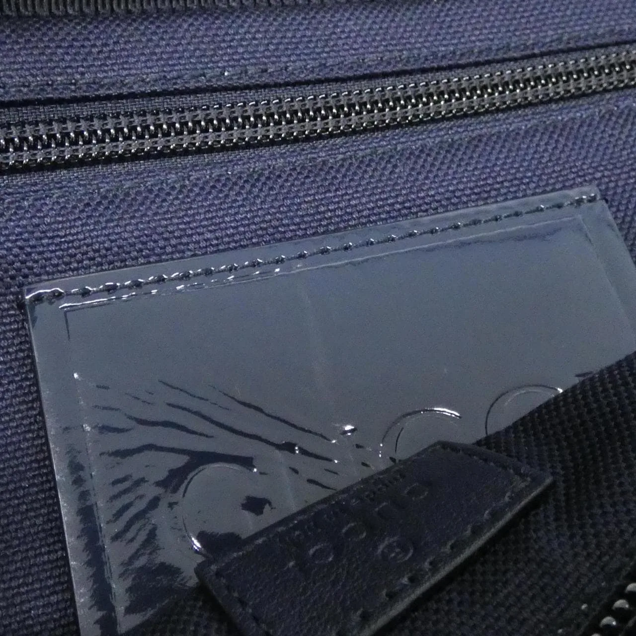 GUCCI 851706 Belt Denim 黑色 牛仔布 中古品A - 縮圖 7