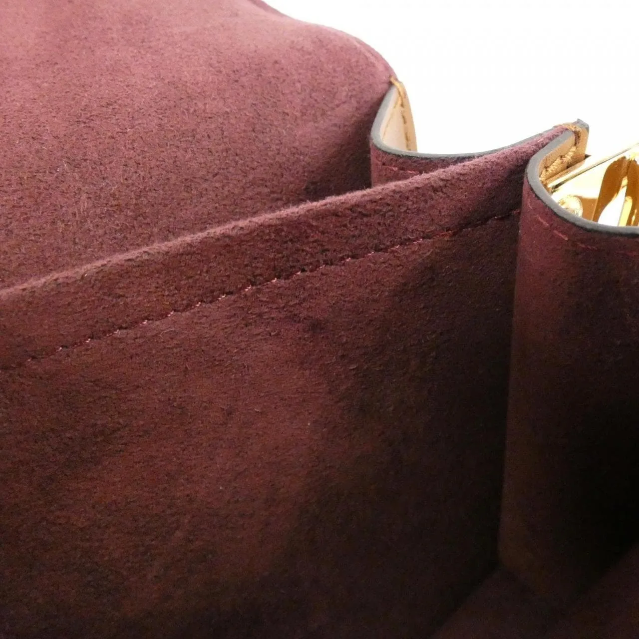 LOUIS VUITTON Dauphine M57172 Shoulder 酒紅色 中古品A - 縮圖 7