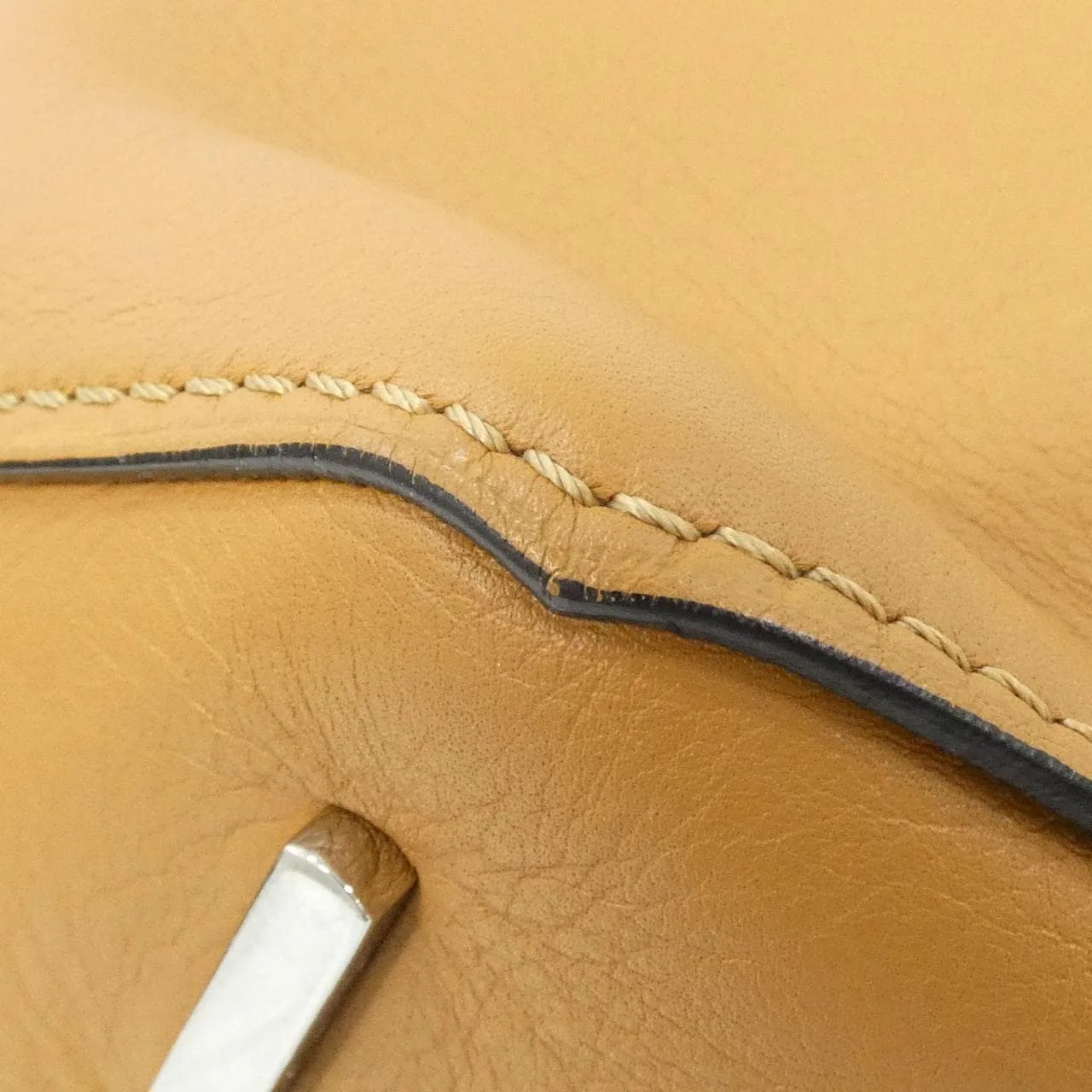 LOEWE Puzzle B510J68X01 Shoulder 黑色 中古品A - 縮圖 3