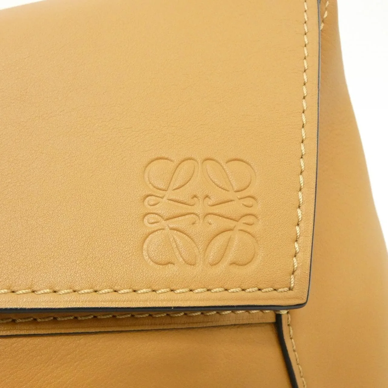 LOEWE Puzzle B510J68X01 Shoulder 黑色 中古品A - 縮圖 4