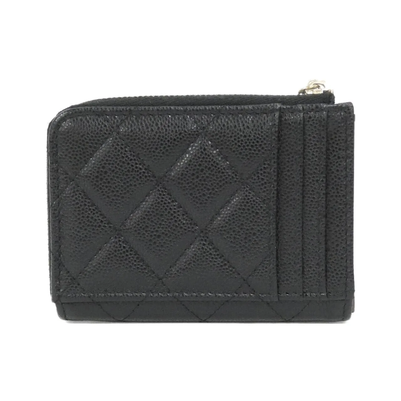 CHANEL Timeless Classic AP4893 Card Case Grained Calfskin Black Grained Calfskin Rank A - Thumbnail 2