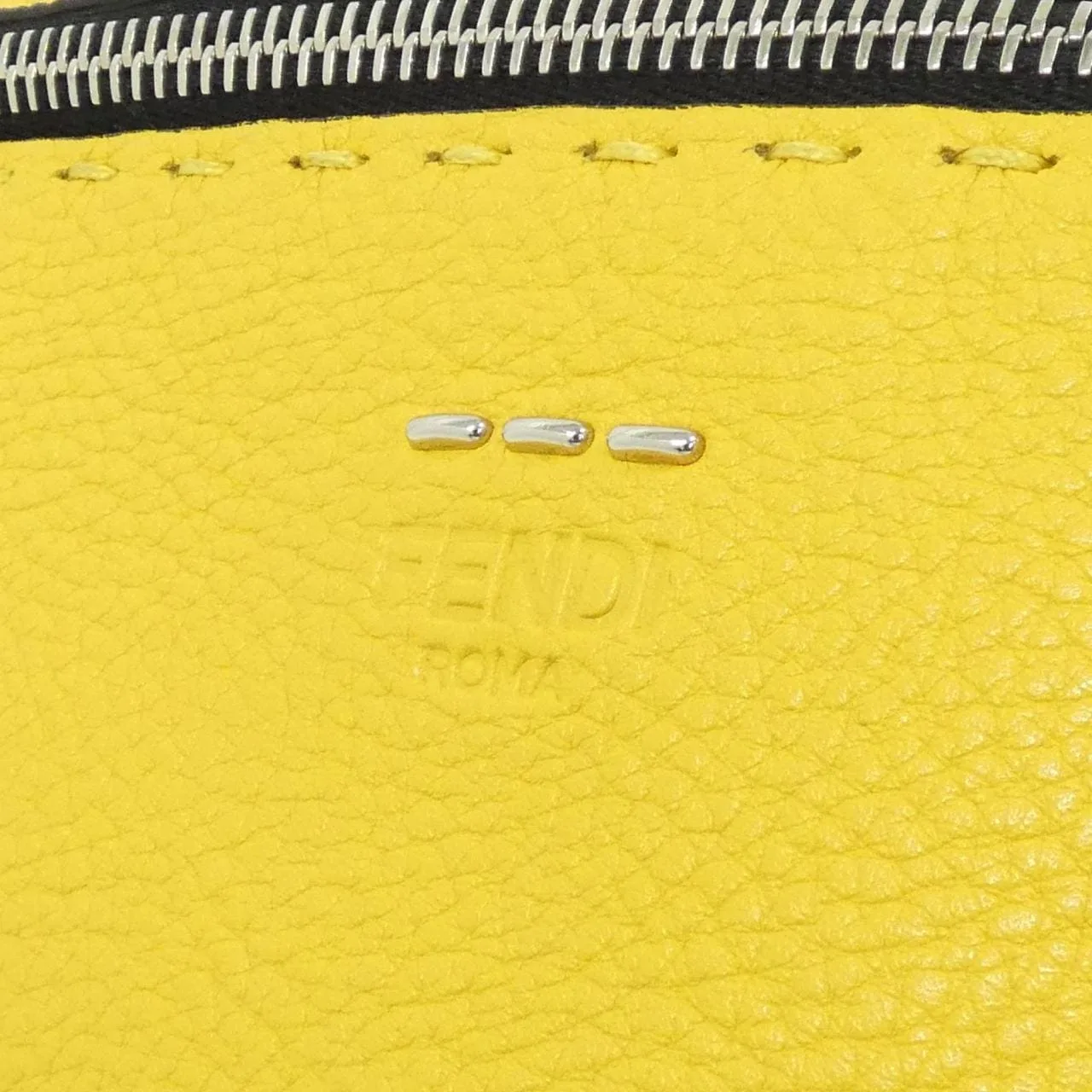 FENDI Baguette 7VA434 A4CK Belt 黃色 中古品A - 縮圖 4