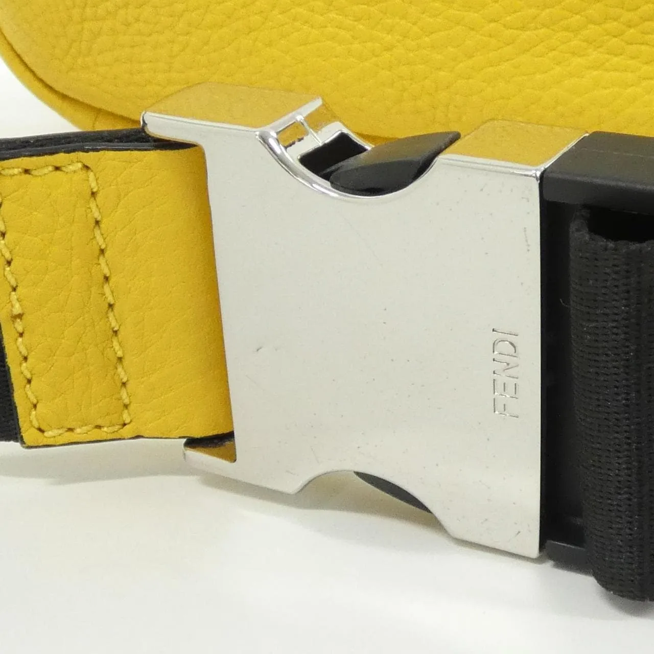 FENDI Baguette 7VA434 A4CK Belt 黃色 中古品A - 縮圖 9