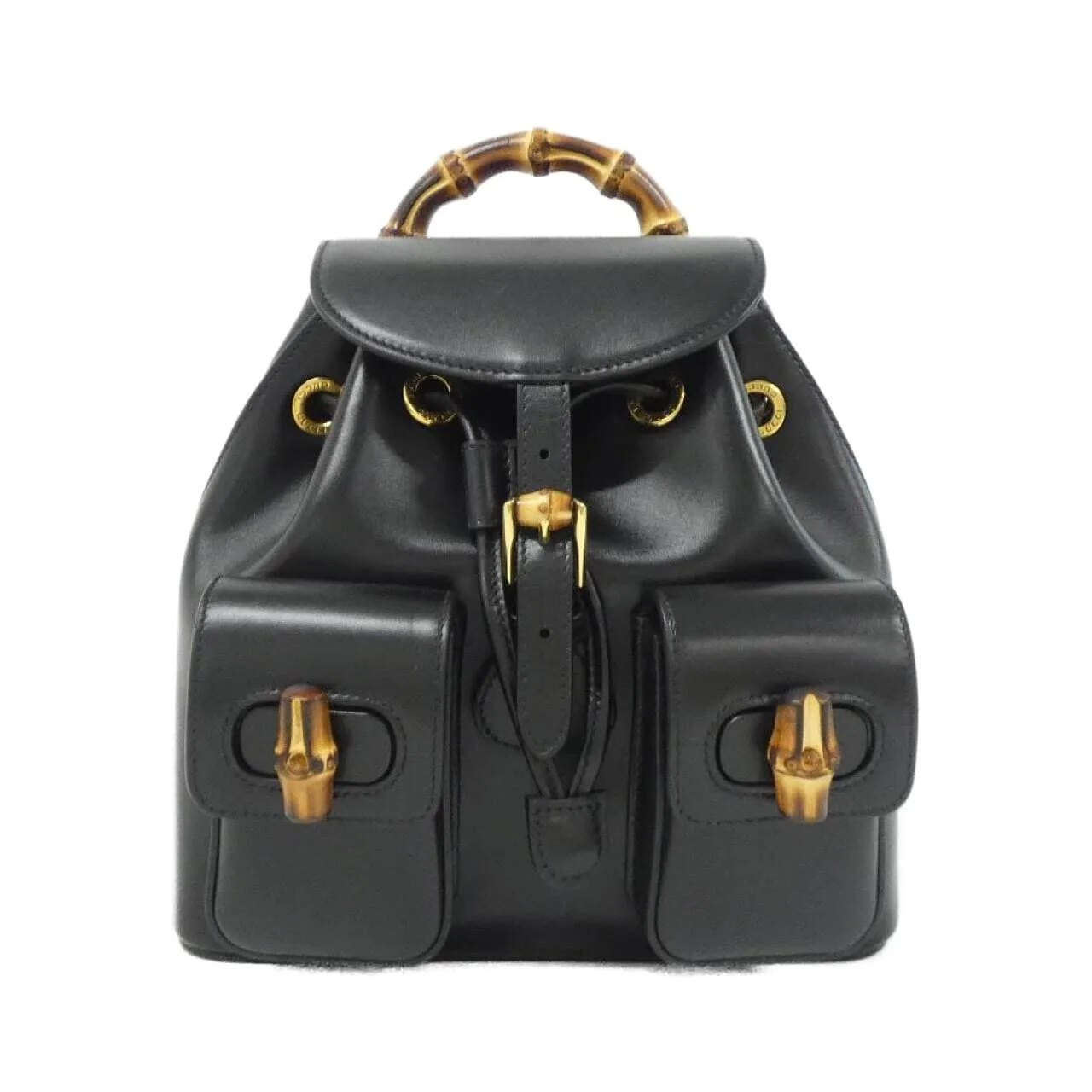 GUCCI 702101 UZY0T Backpack Leather Black
