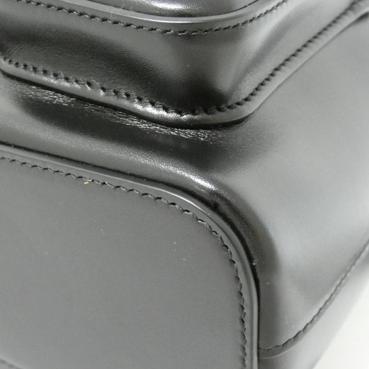 GUCCI 702101 UZY0T Backpack Leather 黑色 皮革 中古品A - 縮圖 3