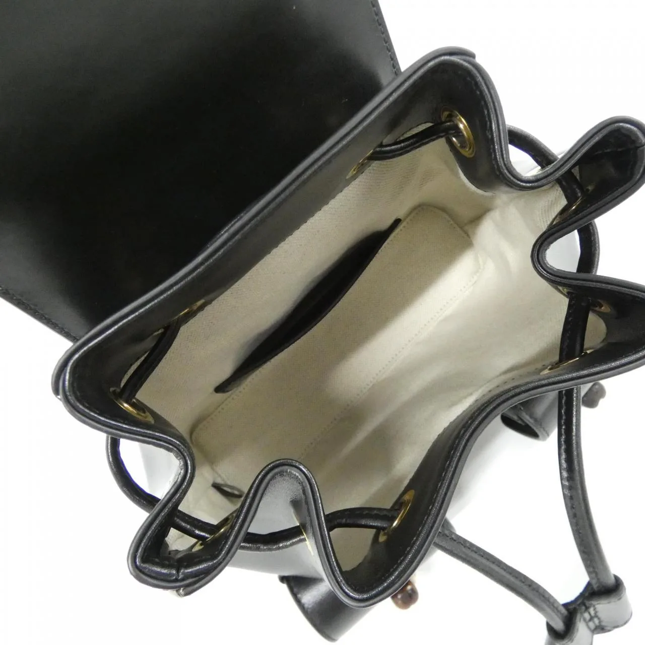 GUCCI 702101 UZY0T Backpack Leather 黑色 皮革 中古品A - 縮圖 10