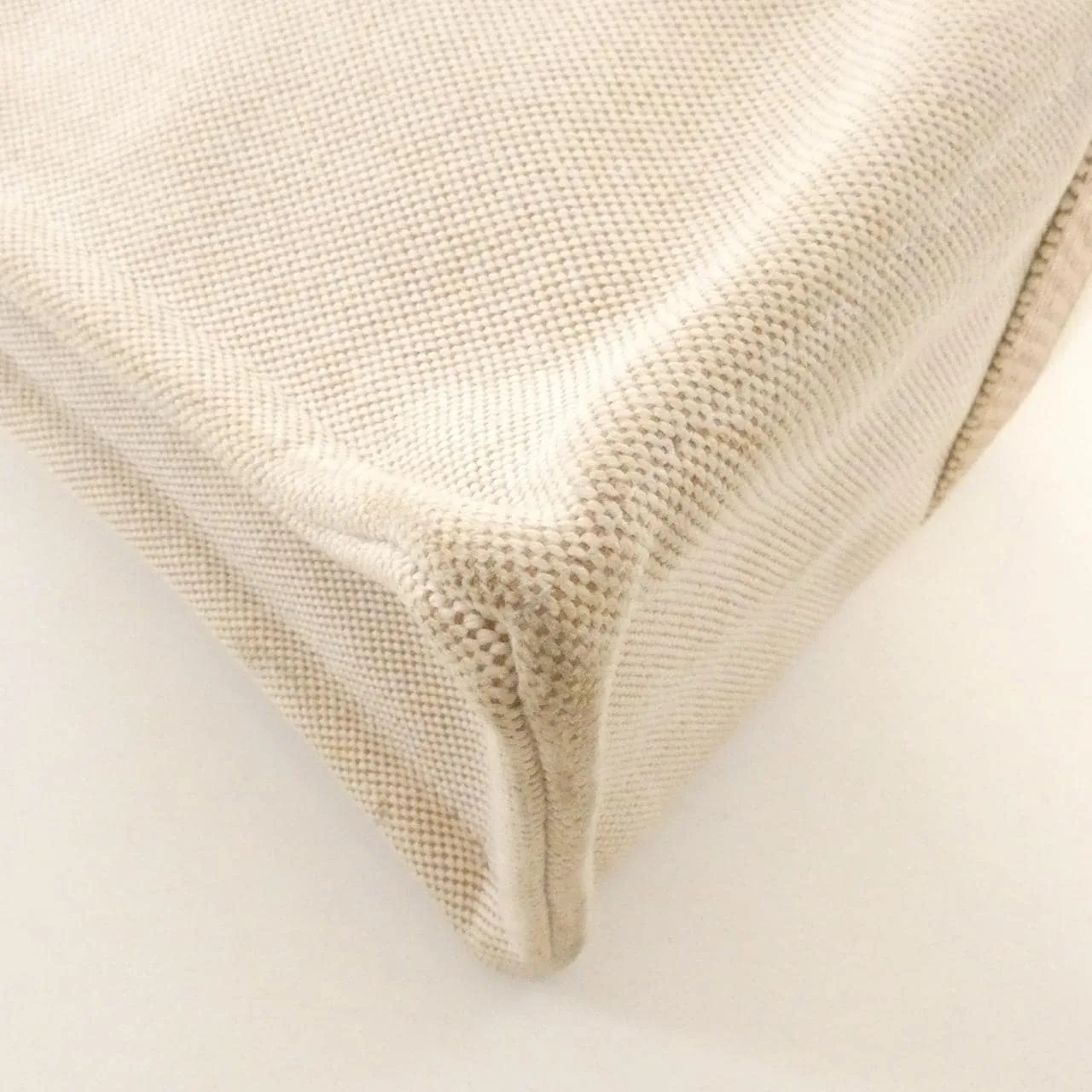 HERMES 102018M Tote Canvas Beige Canvas Rank B - Thumbnail 3