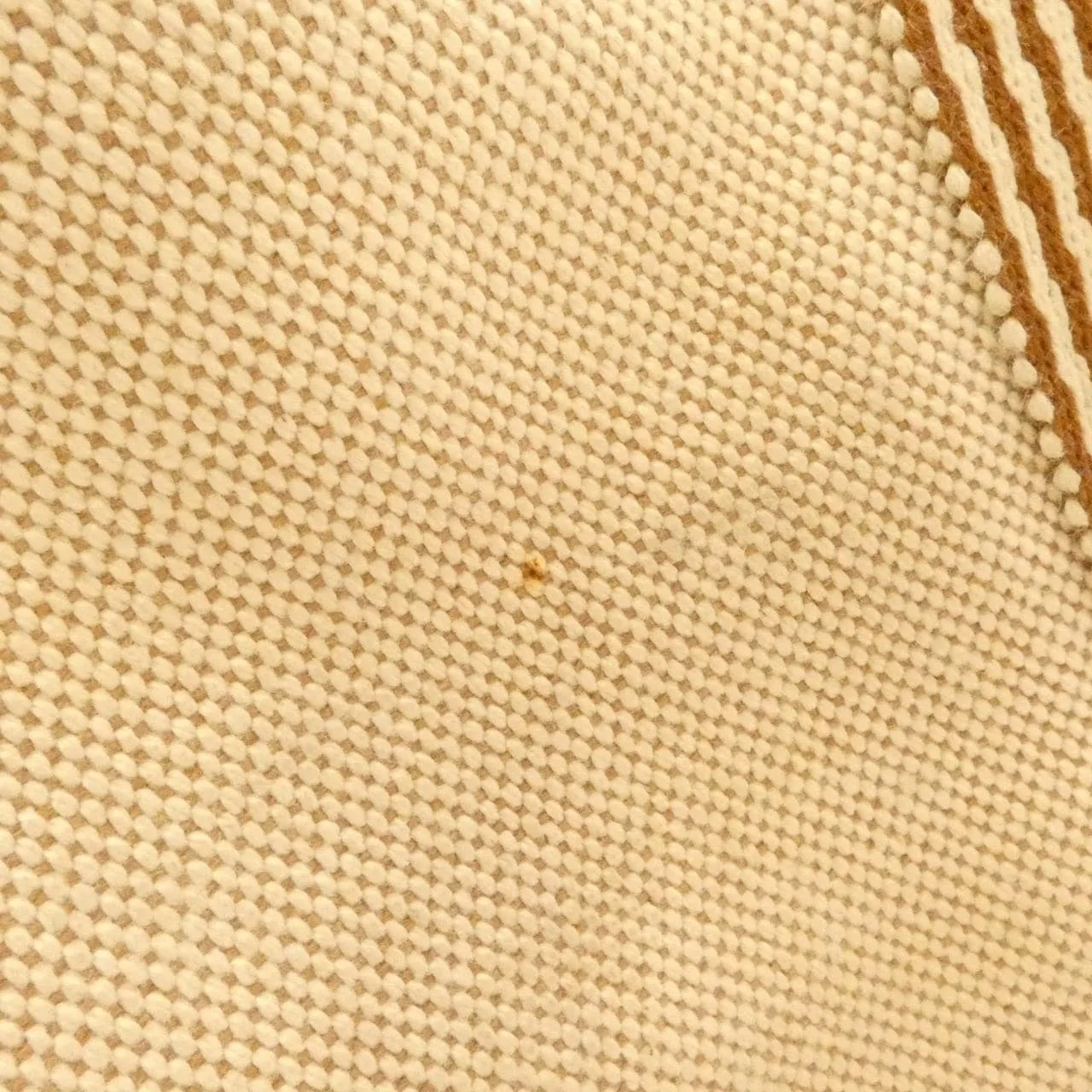 HERMES 102018M Tote Canvas Beige Canvas Rank B - Thumbnail 5