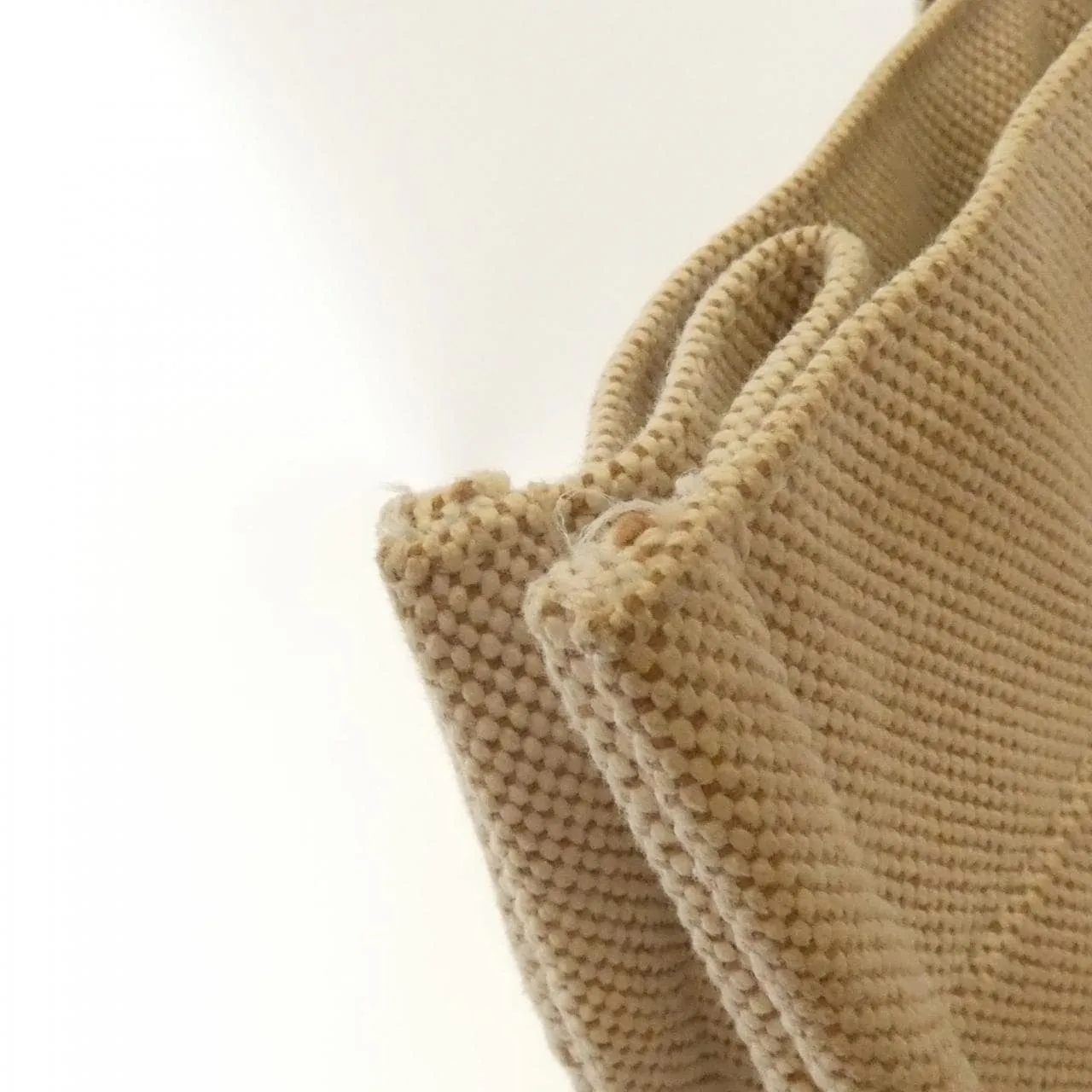 HERMES 102018M Tote Canvas Beige Canvas Rank B - Thumbnail 6