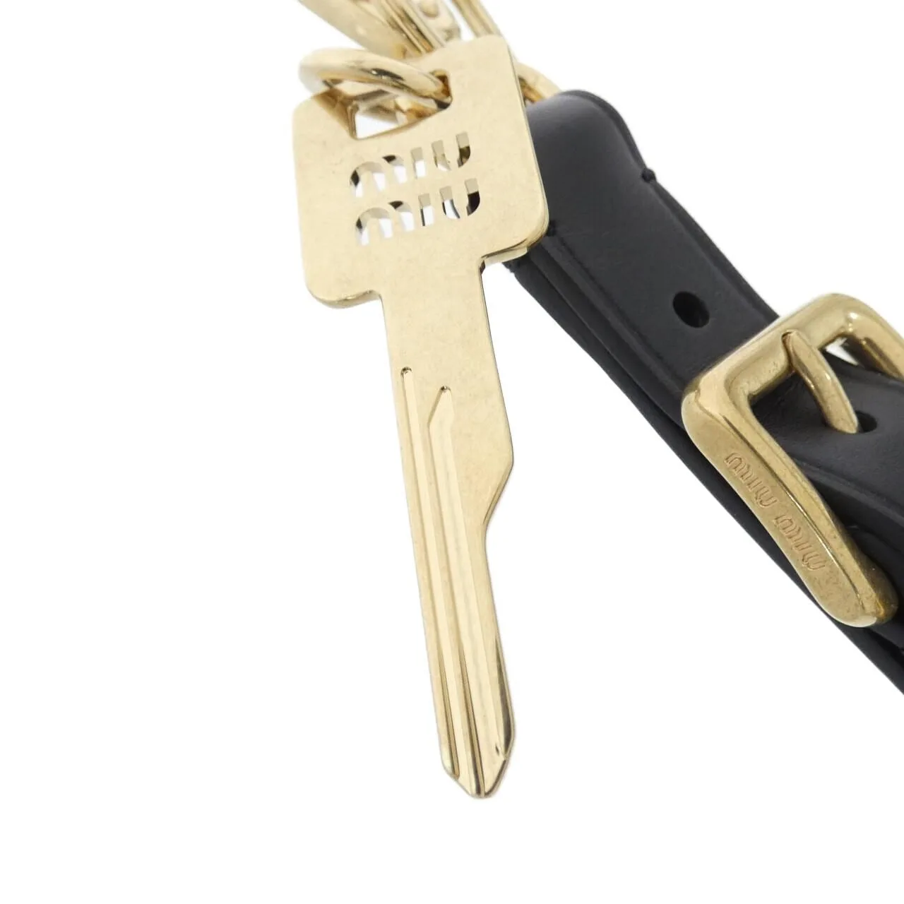 MIU MIU 5TT176 Key Case Black Rank A - Thumbnail 2