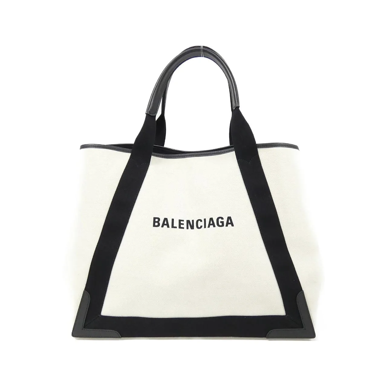 BALENCIAGA 339936 AQ38N Handbag Canvas Navy