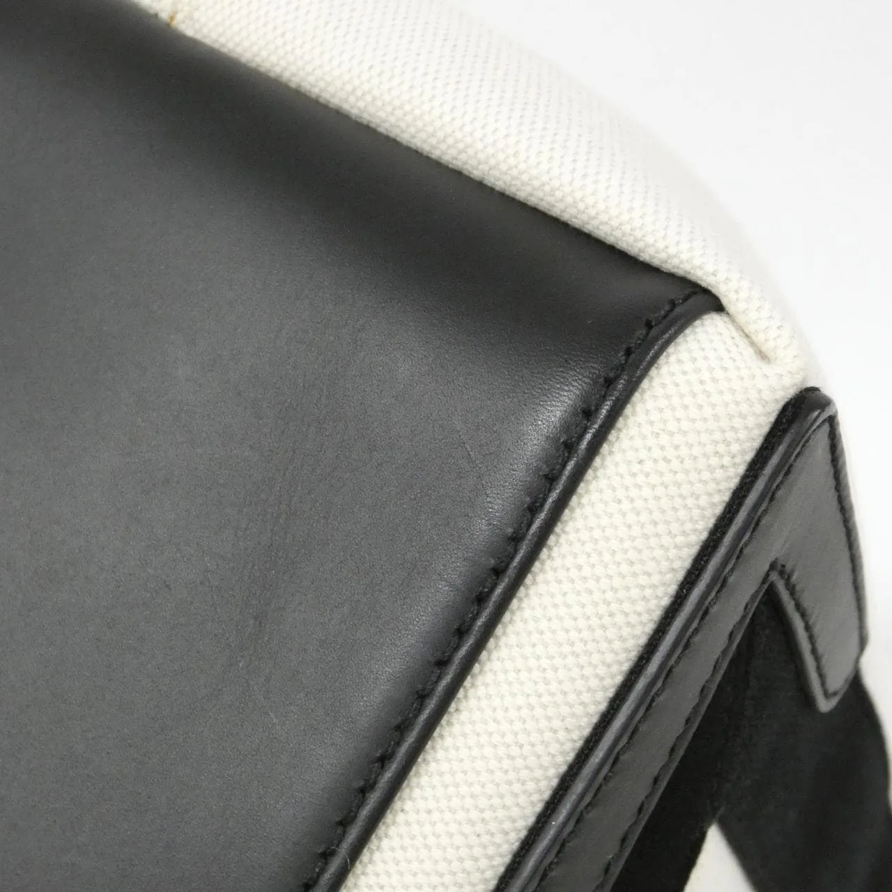 BALENCIAGA 339936 AQ38N Handbag Canvas 深藍色 帆布 中古品A - 縮圖 3