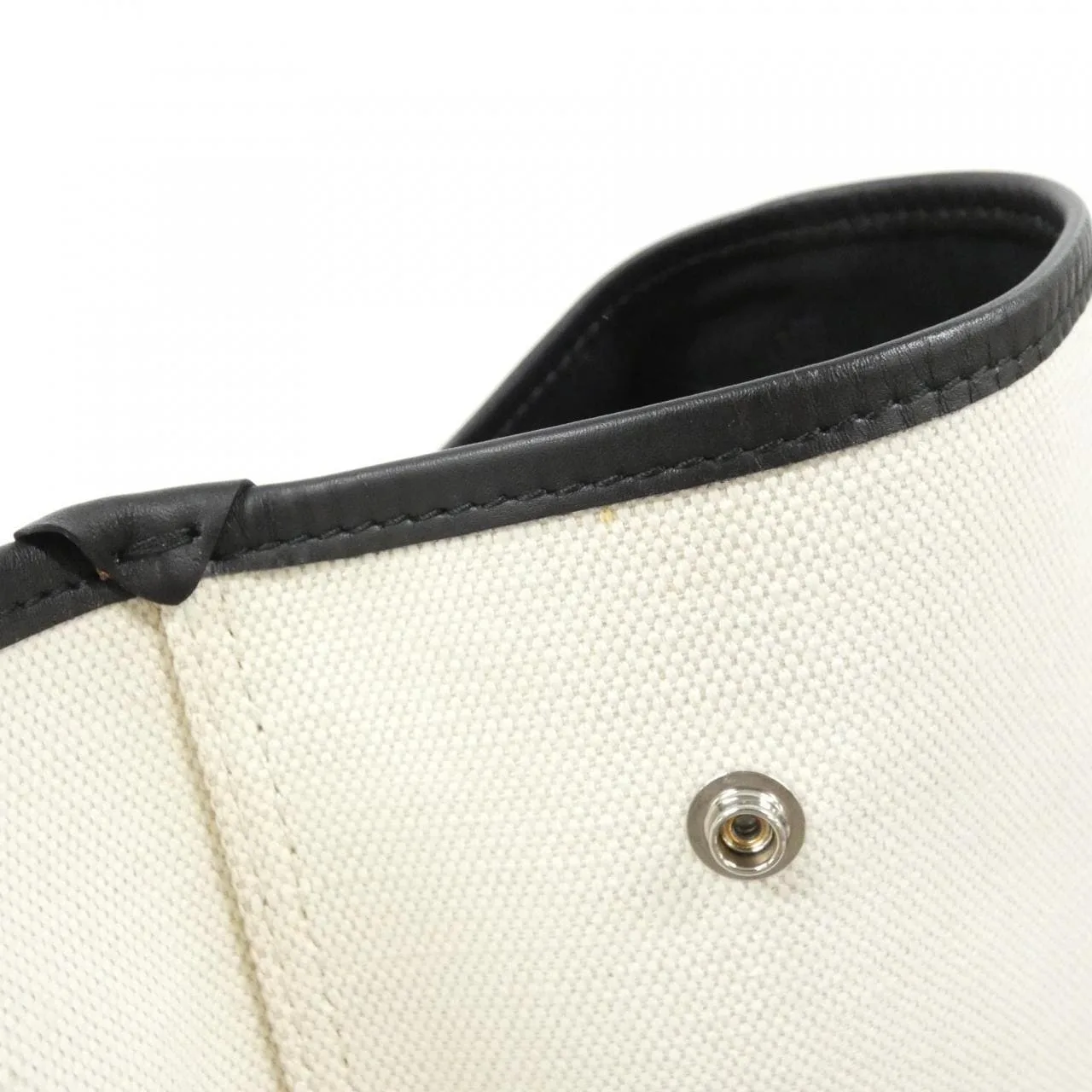 BALENCIAGA 339936 AQ38N Handbag Canvas 深藍色 帆布 中古品A - 縮圖 6