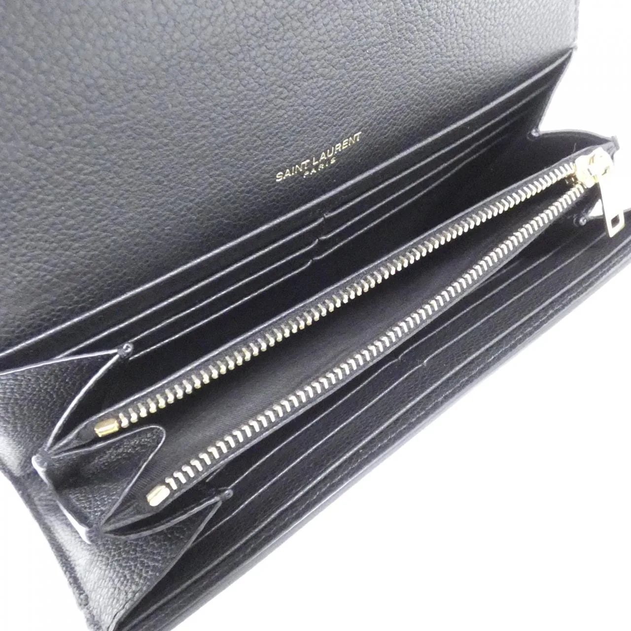 SAINT LAURENT 414567 B680J Wallet Black Rank A - Thumbnail 7