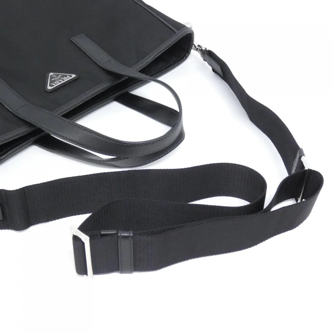 PRADA 2VG064 Handbag Black Rank A - Thumbnail 9