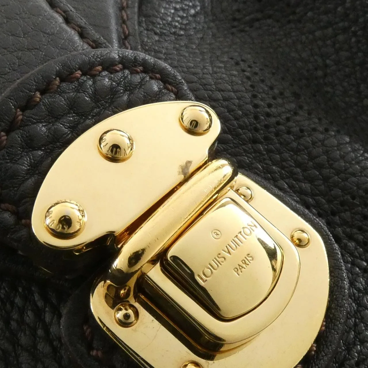 LOUIS VUITTON Mahina M95660 Shoulder Black Rank A - Thumbnail 4