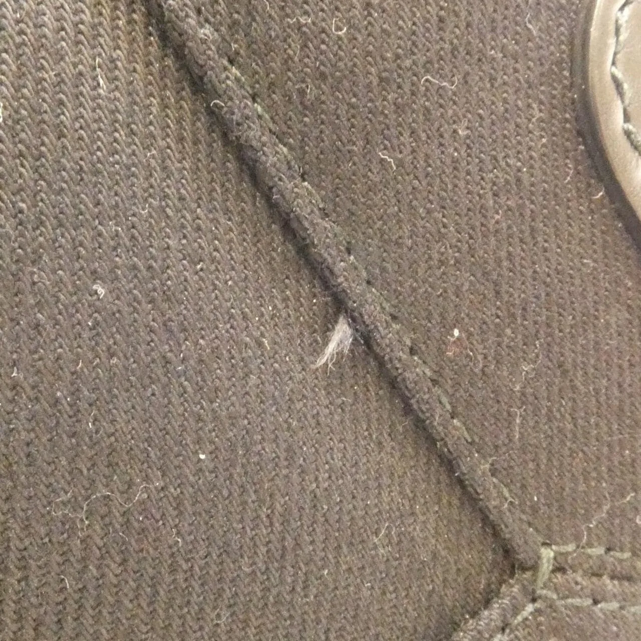 BALENCIAGA 339933 Handbag Canvas 深藍色 帆布 中古品B - 縮圖 4