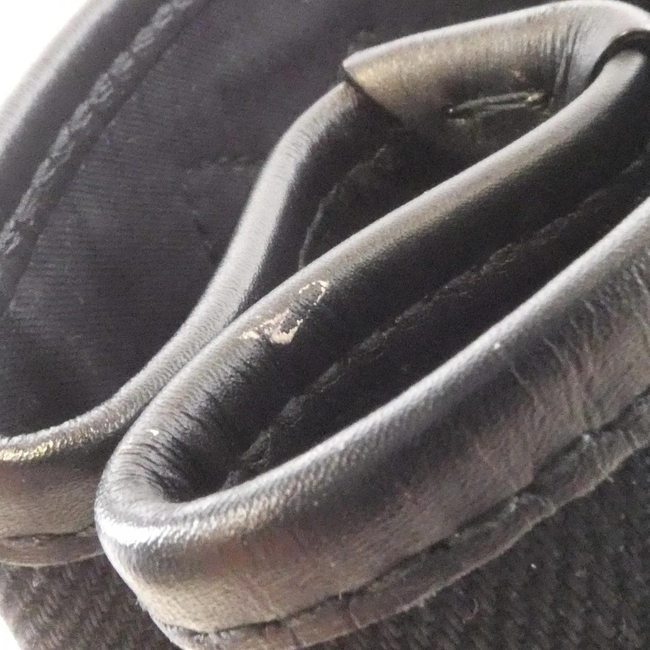 BALENCIAGA 339933 Handbag Canvas 深藍色 帆布 中古品B - 縮圖 5