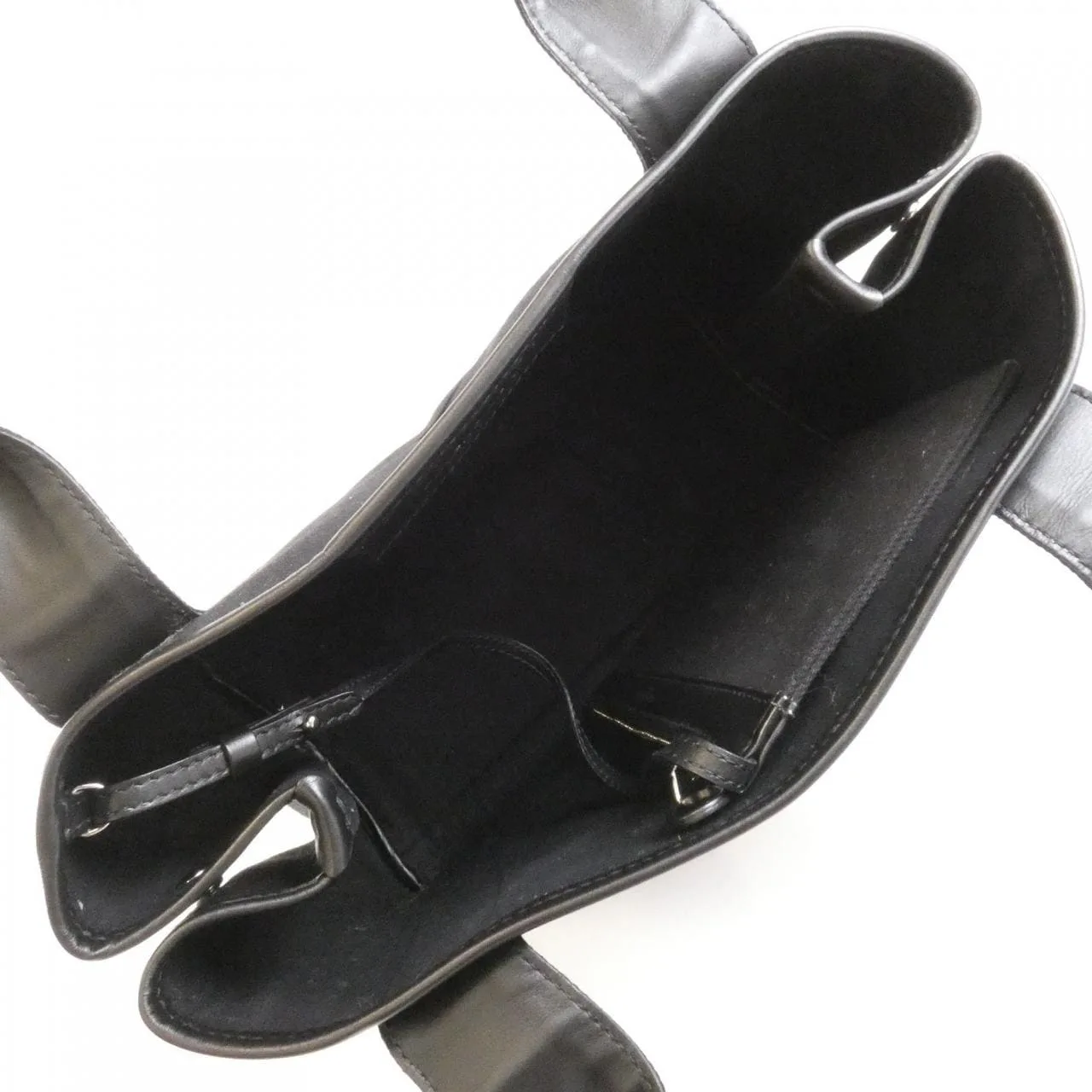 BALENCIAGA 339933 Handbag Canvas 深藍色 帆布 中古品B - 縮圖 7