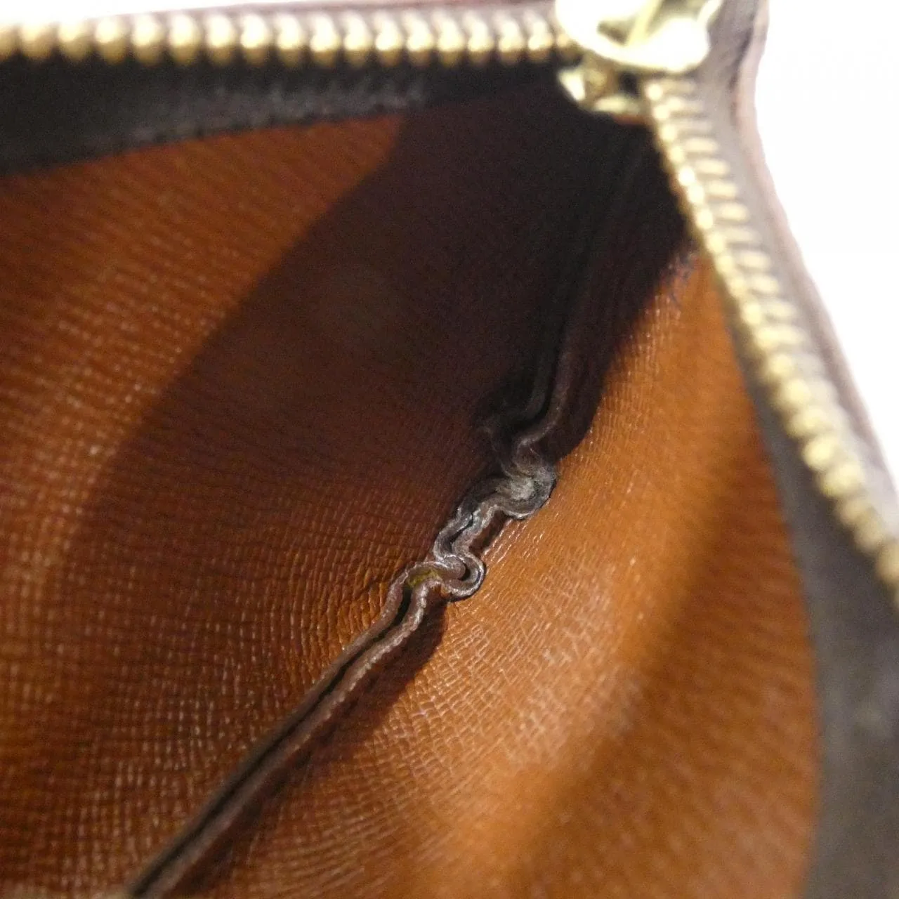 LOUIS VUITTON Pochette M62650 Coin Case Monogram 黑色 Monogram 中古品A - 縮圖 7