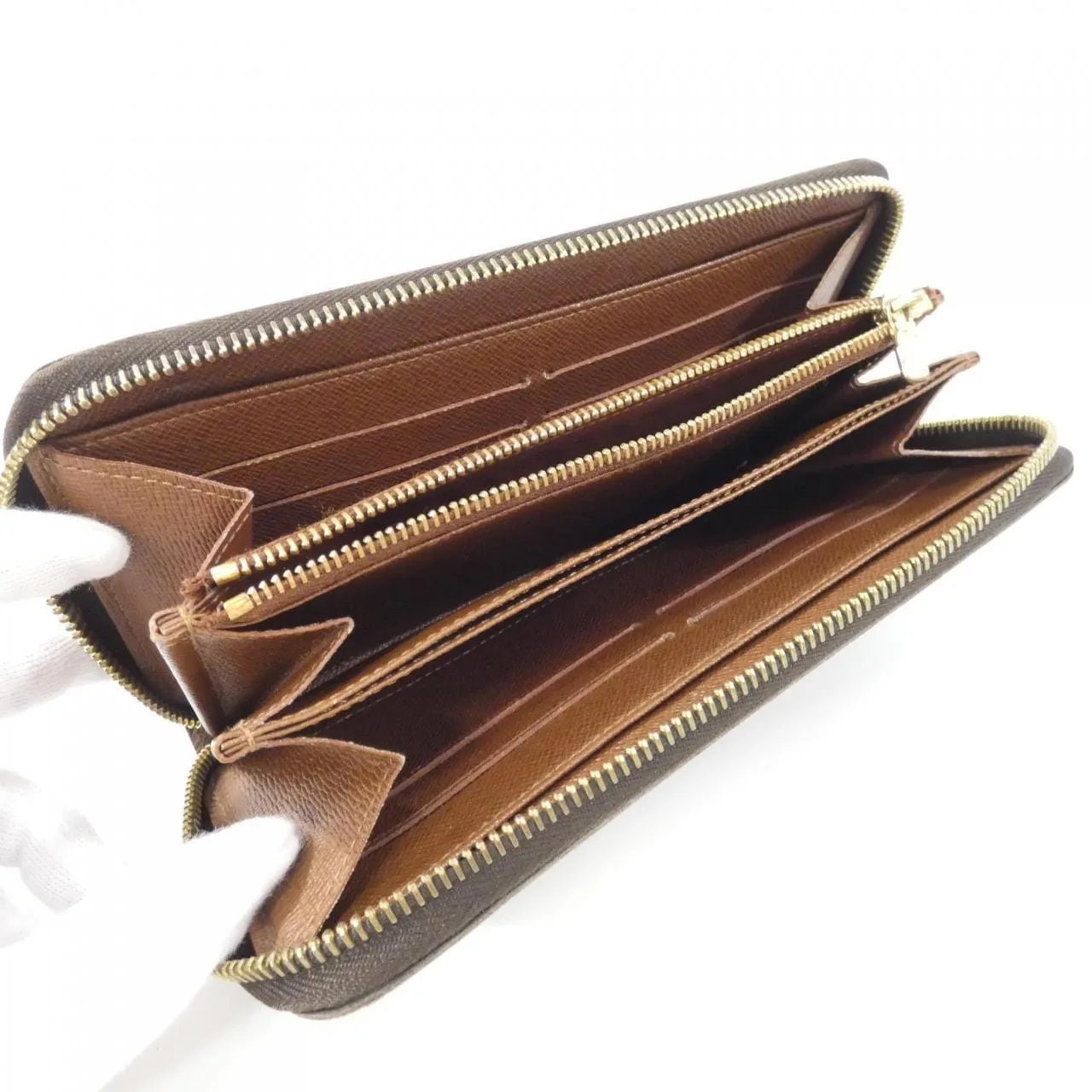 LOUIS VUITTON M60017 Wallet Monogram Black Monogram Rank A - Thumbnail 7