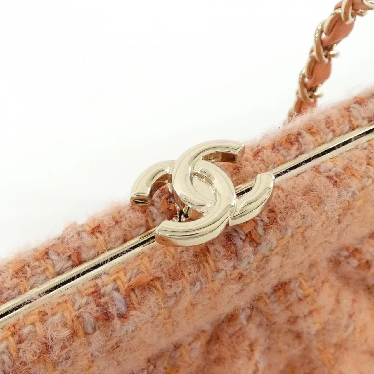 CHANEL AS4717 Shoulder Tweed Orange Tweed Rank A - Thumbnail 3